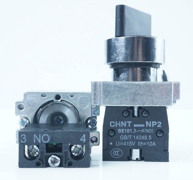 10PCS New Chint NP2-BD41 NP2BD41 Pushbutton Switches 1NO Brand