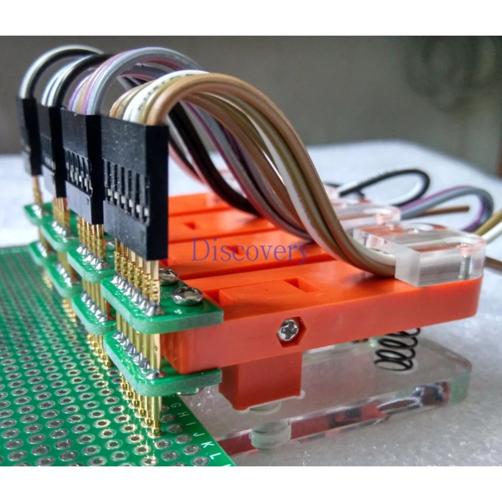 Test Stand PCB Clamp Fixture Probe Download Program Burning 2.54 2.0 1.27