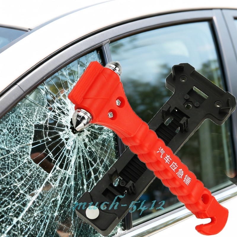 2-in-1 Emergency Escape Auto Car Window Glass Tool Breaker Seat Belt Cutter