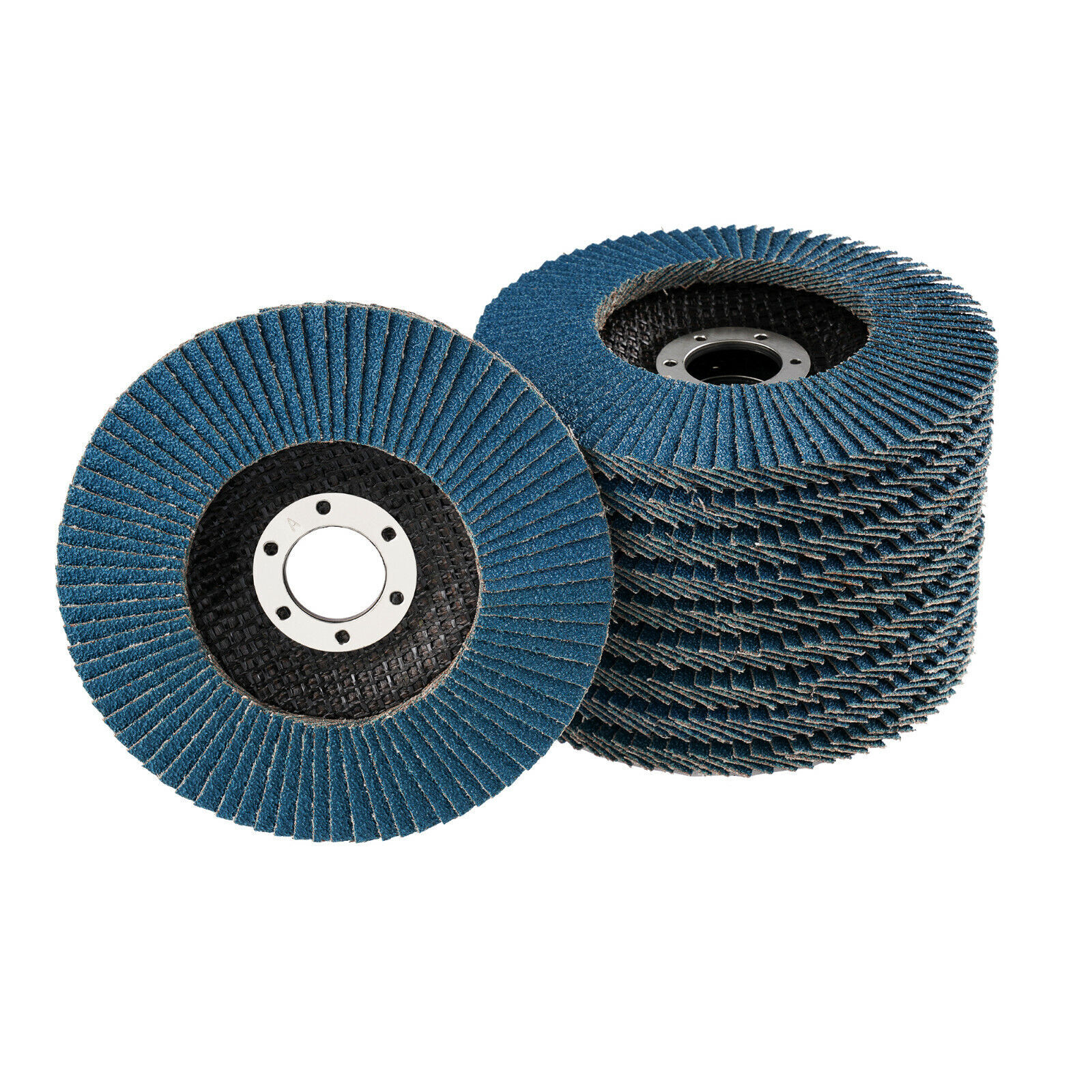 4-1/2" Blue Zirconia Sanding Flap Discs 36 Grit 4.5" x 7/8" Grinding Wheels T29