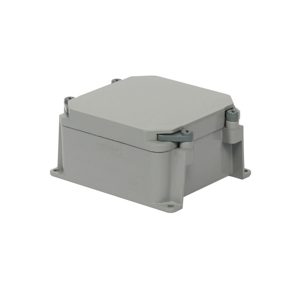 Kraloy 278302 JBX552 5''x5''x2'' PVC Junction Box Indoor/Outdoor Rated