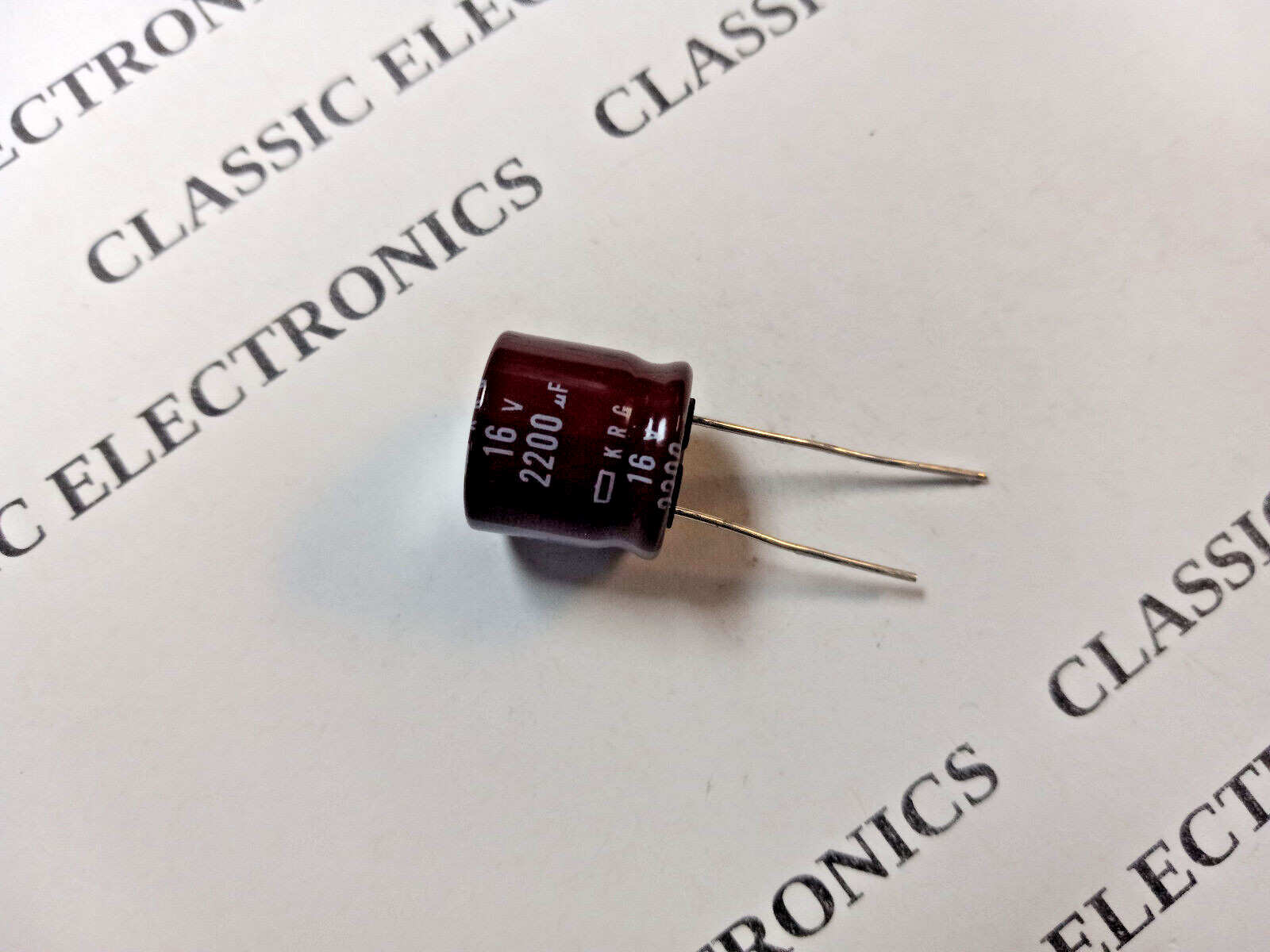 10pcs. UCC Nippon Chemi-Con 2200uF 16 Volt Electrolytic Capacitor Radial 105C
