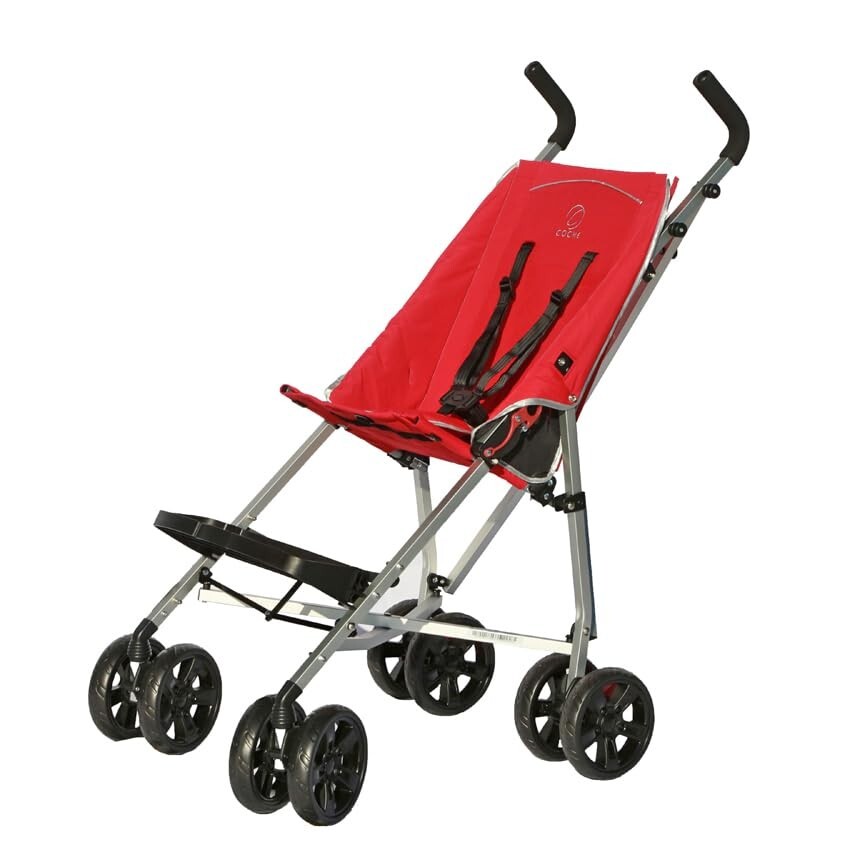 Coche XL Lightweight Special Needs Stroller in Red (New/Open Box) FREE RETURNS