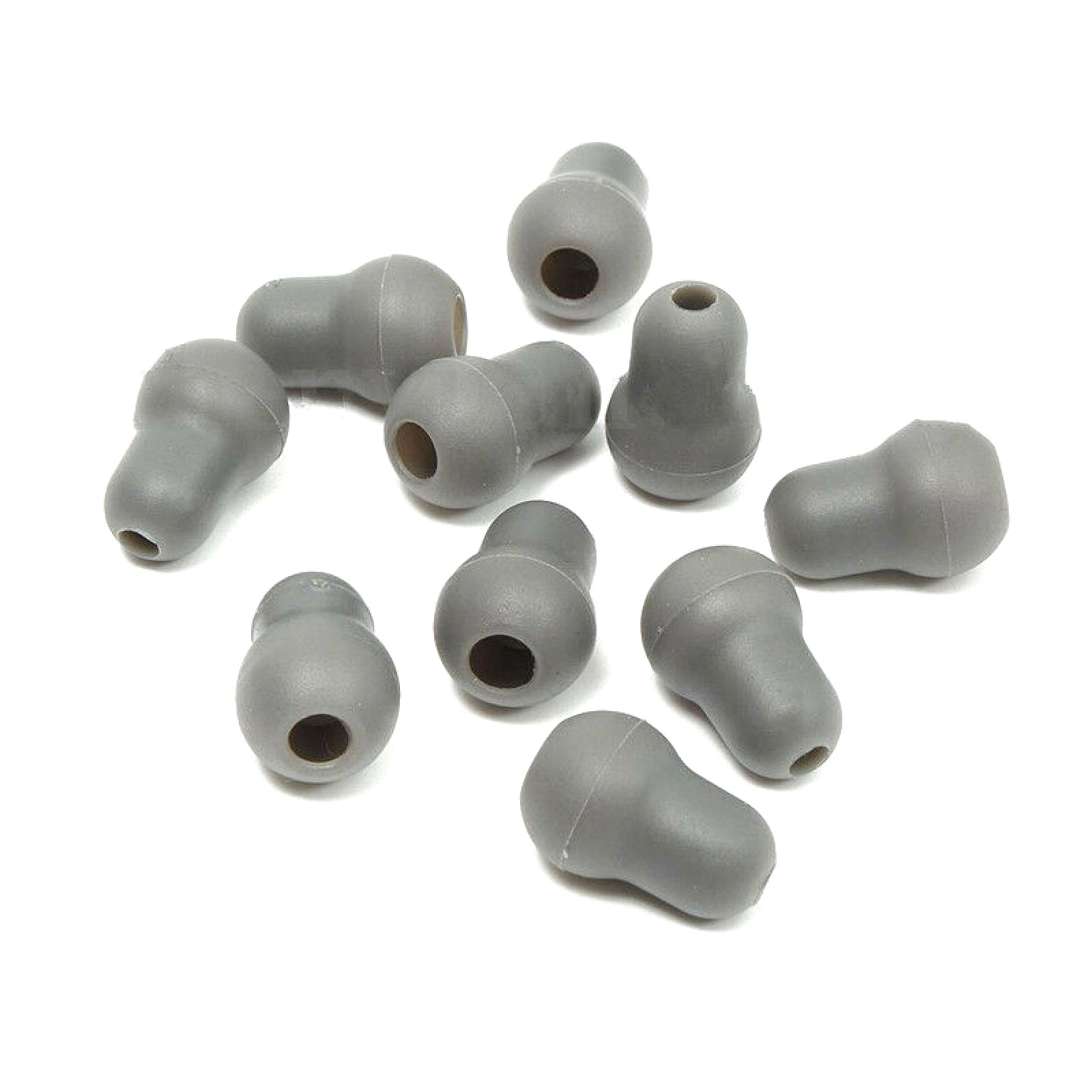 10Pcs Silicone Gray Soft Eartips Earplug Earpieces For Littmann Stethoscope kk