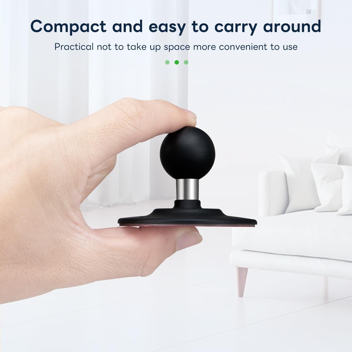 Flex Adhesive Ball Base Compatible with RAM Mounts B Size Double Socket Arm, ...