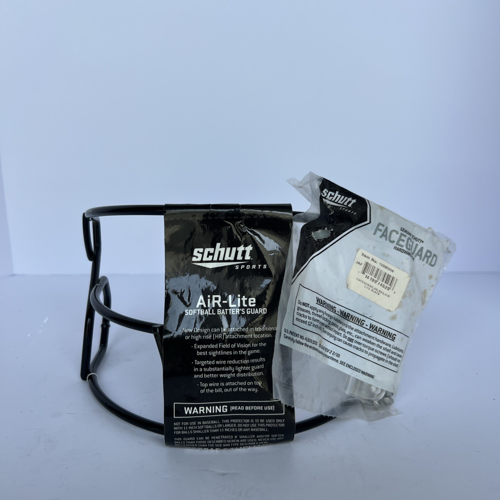 Schutt Sports AiR-Lite Softball Batter's Helmet Guard 123300 Size 7 —712 NWT