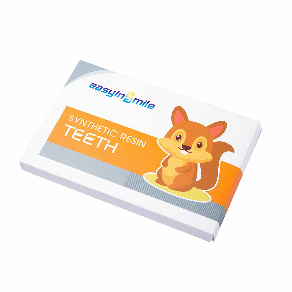 Dental Acrylic Resin Denture Teeth Upper Lower Anterior Full Set Shade A1/A2/A3