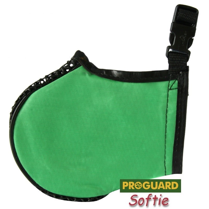 SOFTIE LARGE DOG NO BITE MUZZLE Mesh EZ Quick-Fit Adjustable Safer Comfortable