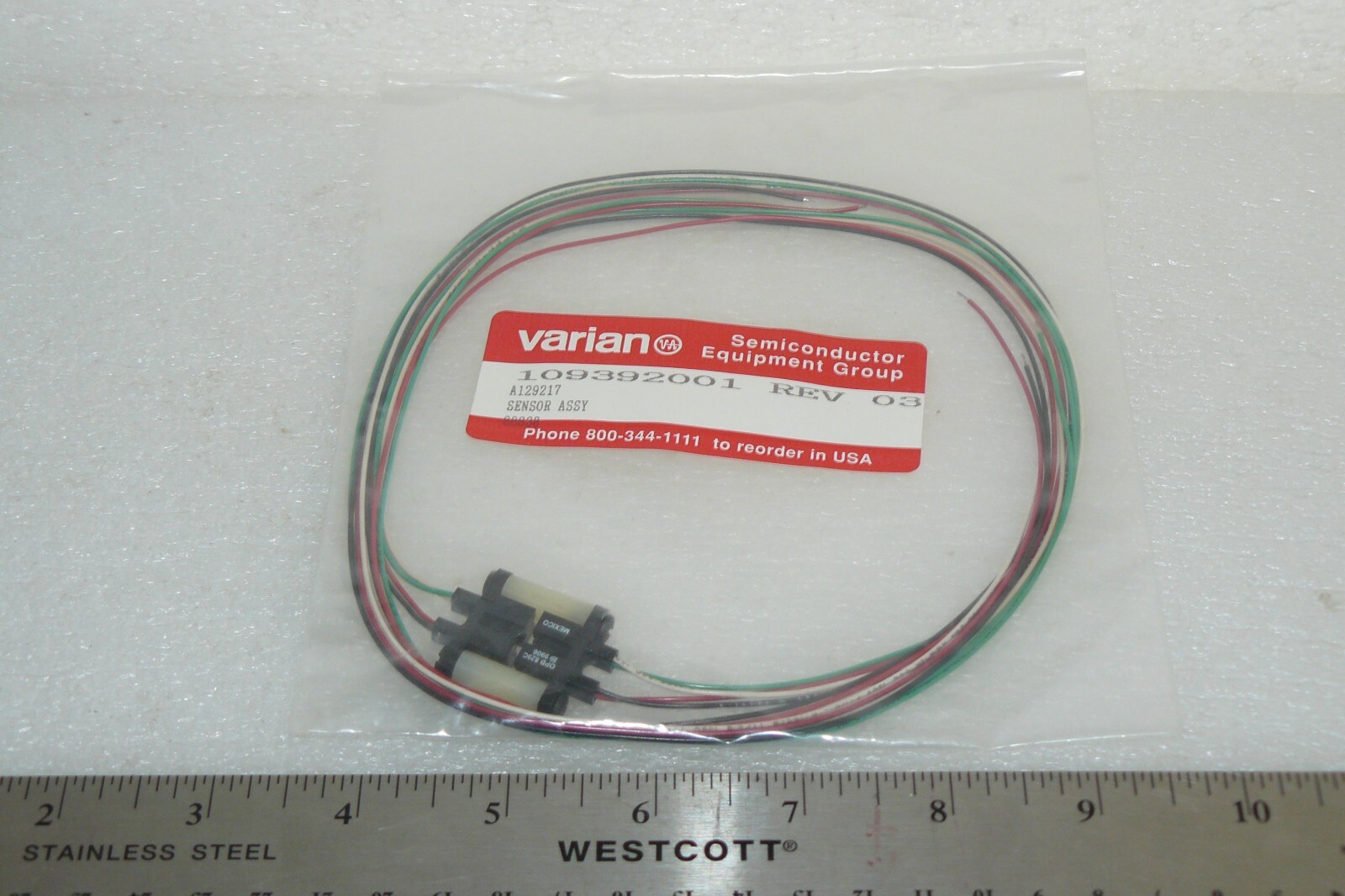 NEW VARIAN 300XP PLATEN SENSOR ASSY 109392001