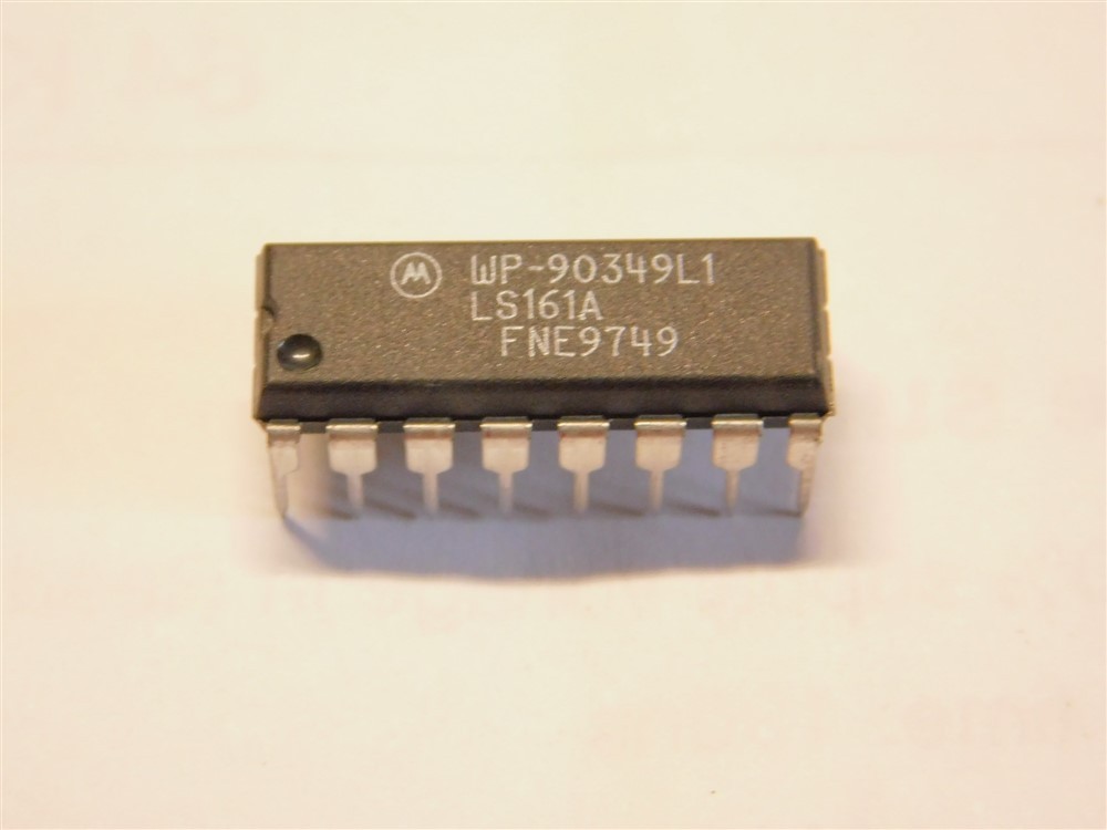10 Motorola SN74LS161A High Speed 4-Bit Binary Counter ICs Asyn. Reset 16-PDIP