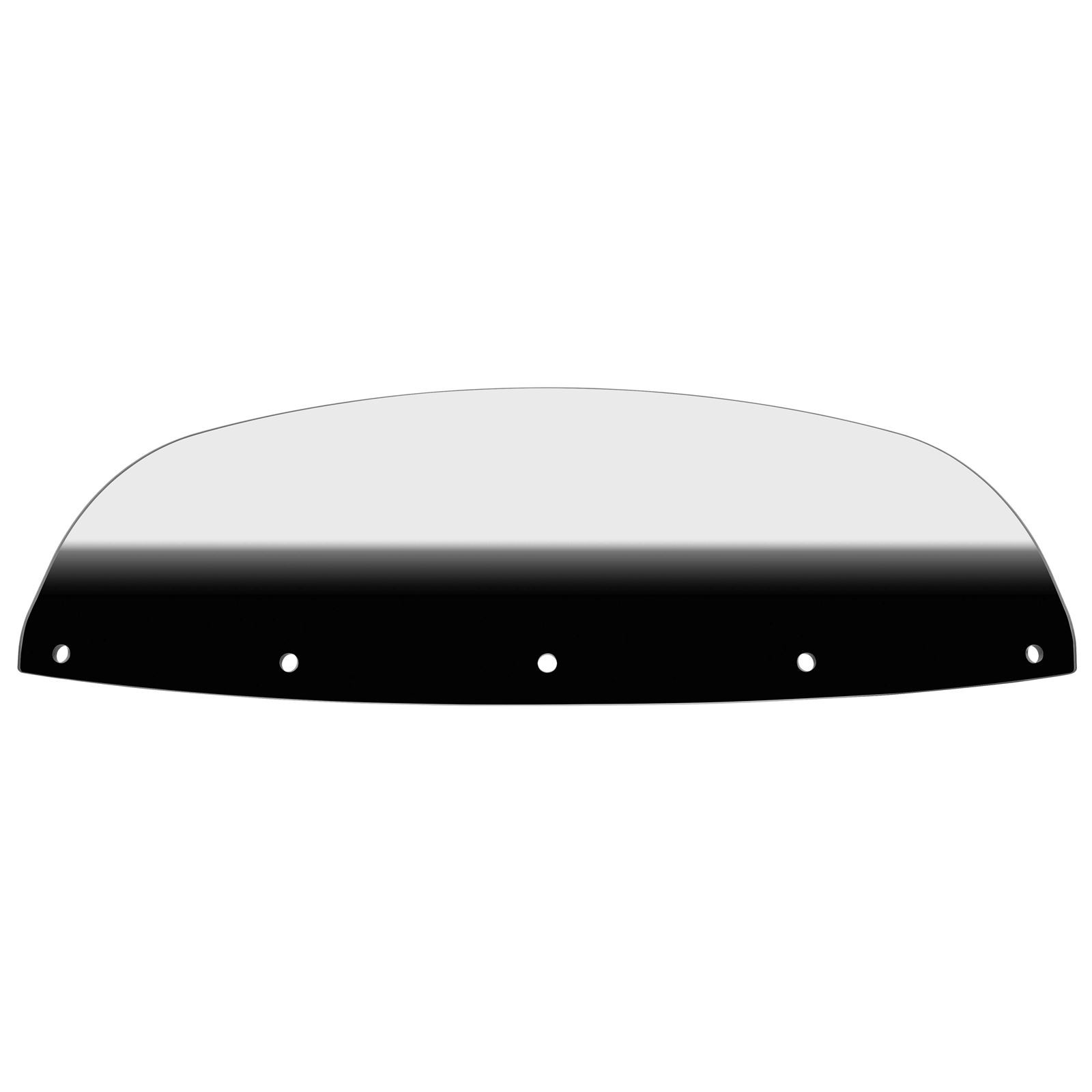 Memphis Shades Windshield - 5" - Black - FLHT '86-'95 MEP8001