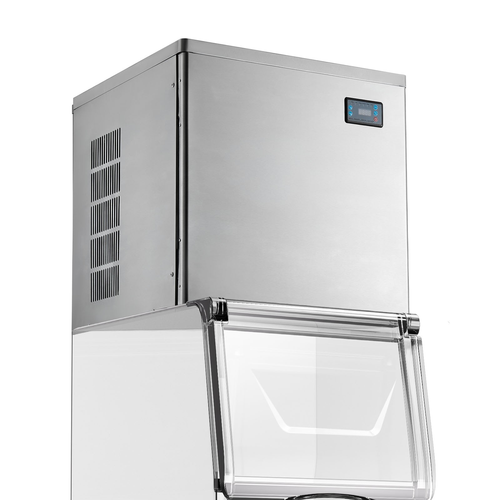 Uimoso Commercial Ice Maker Machine - 650 lbs/Day with Self-Cleaning Function