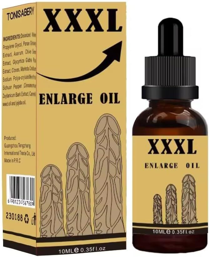 Male Natural Enlarger Oil Big & Thick Growth Faster XXL Enhancement Oil 10ML Men