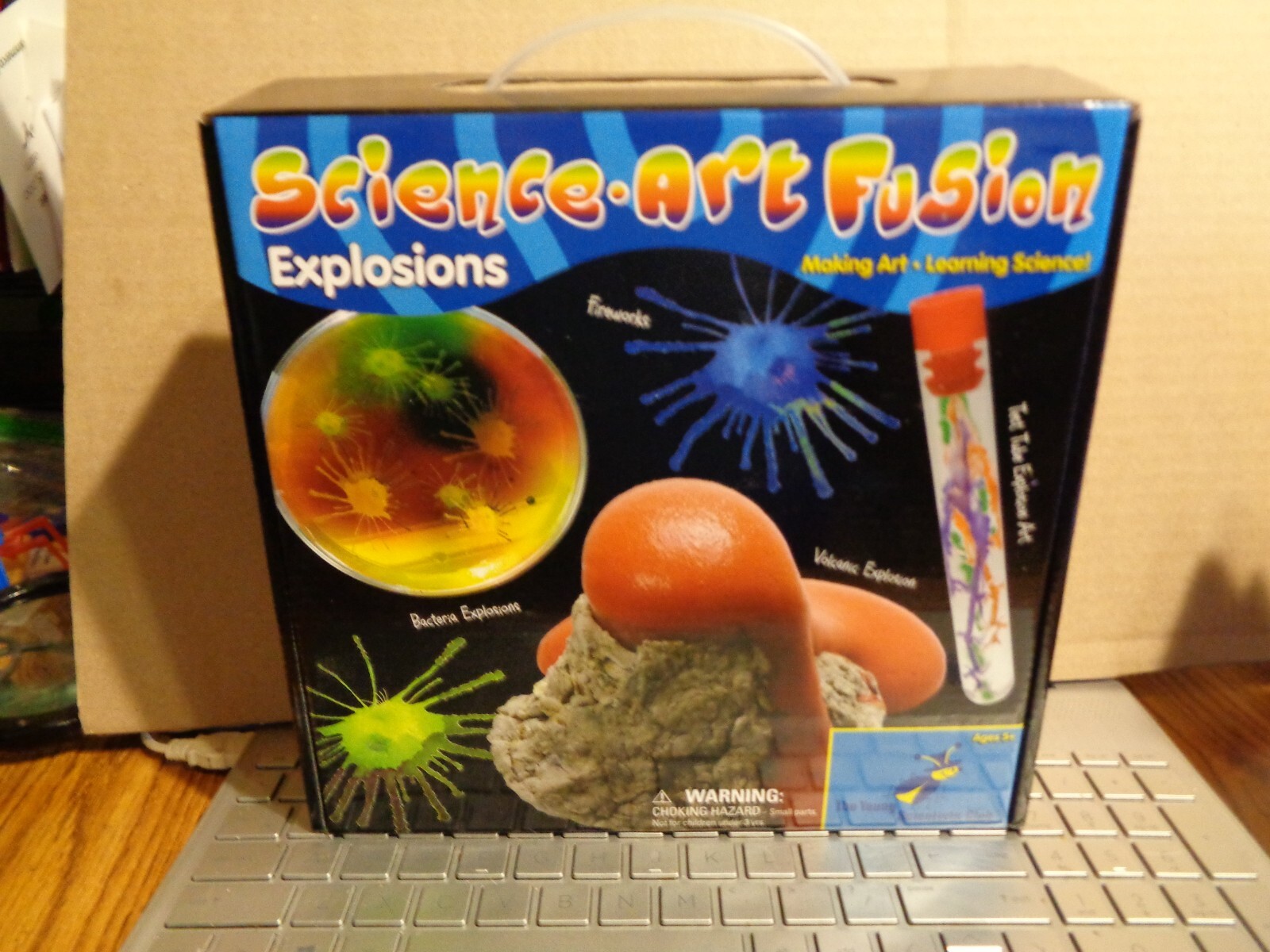 Young Scientists Club Science Art Fusion EXPLOSIONS Kit  Experiment
