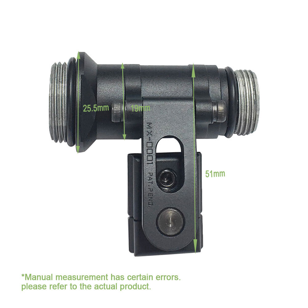 Tactical Mini M300B LED Flashlight Rifle with Switch +SS MA-X Helmet Light Mount