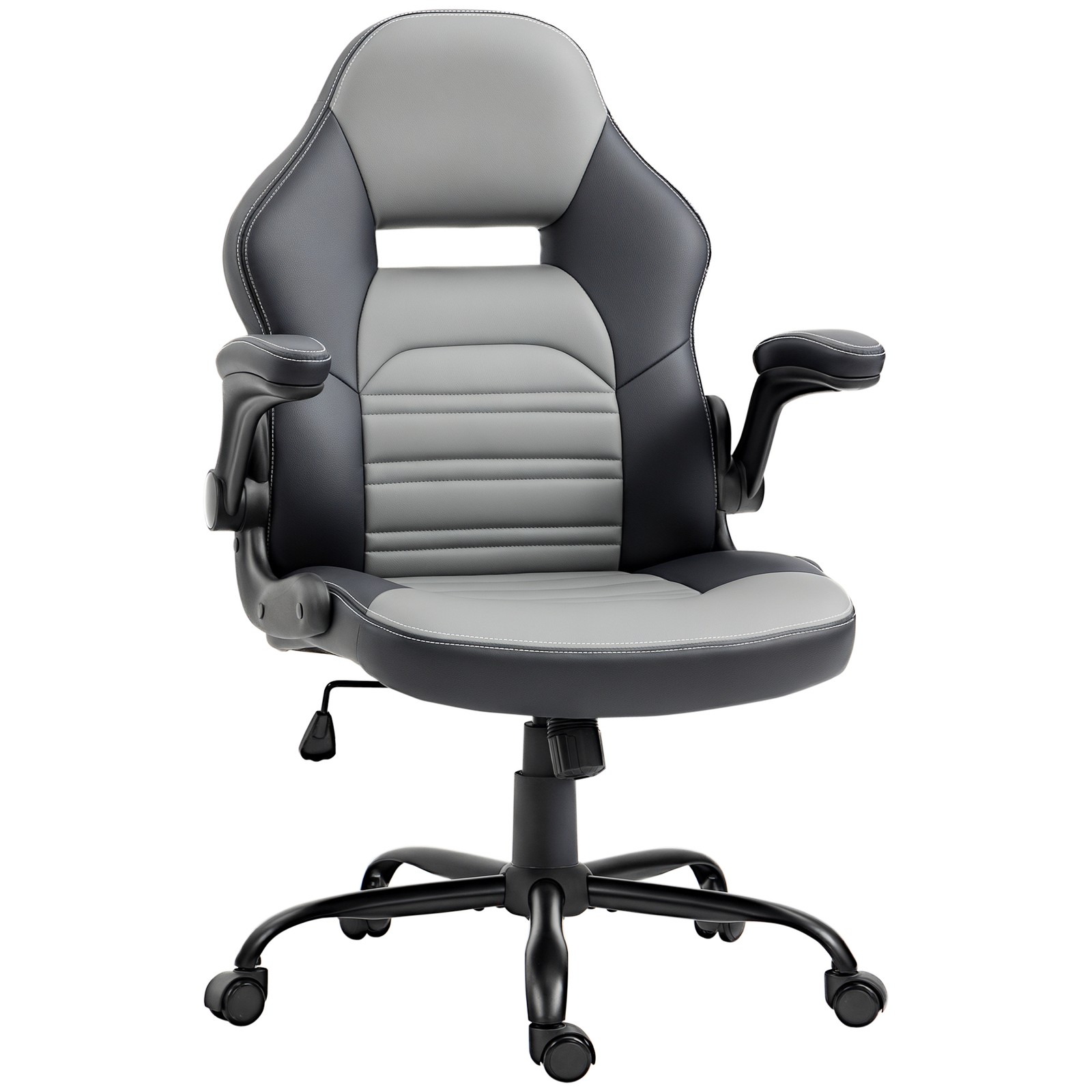 Ergonomic Racing Gamer Seat with Breathable Sponge Padded Seat and Armrest