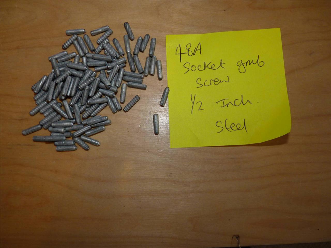 4BA SOCKET GRUB SCREW - 1/2 INCH - STEEL - 15 - LIVE STEAM