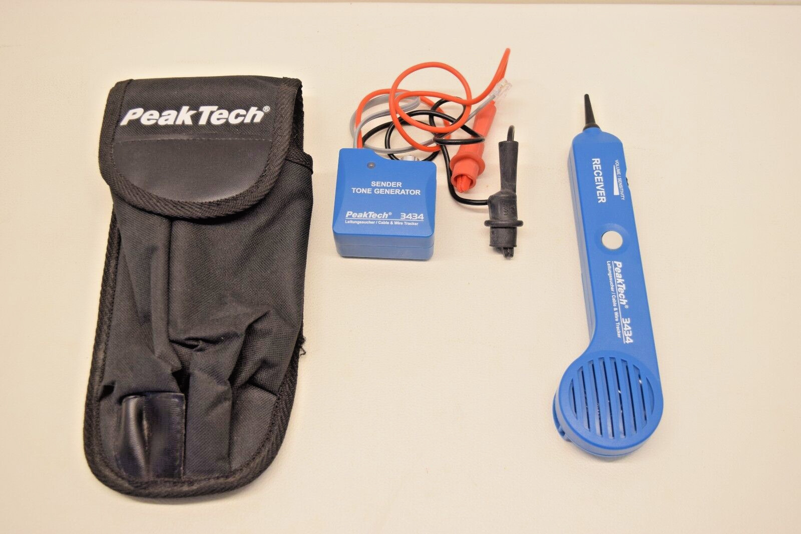 Peaktech 3434 Cable & Wire Tracker - Line Finder For Leads & Telephone Cables