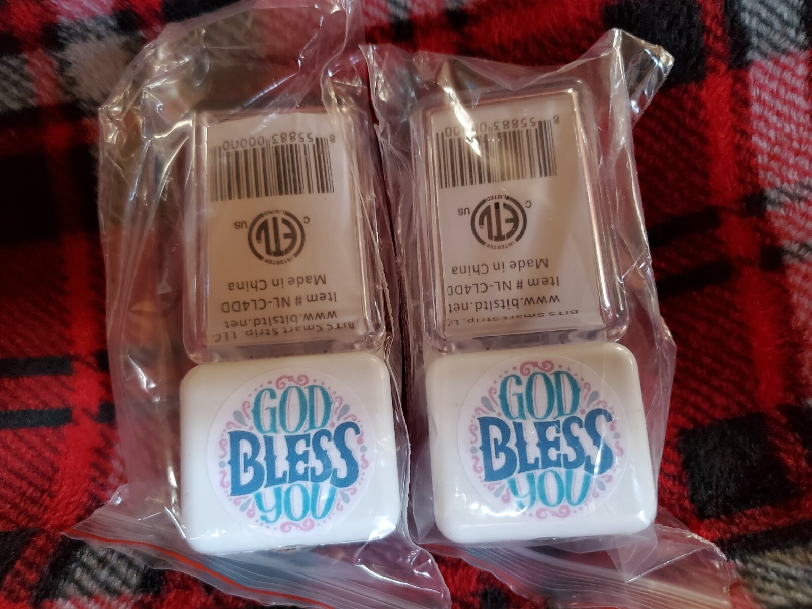 4X - God Bless You Night Light LED w/dawn to dusk Sensor NEW!