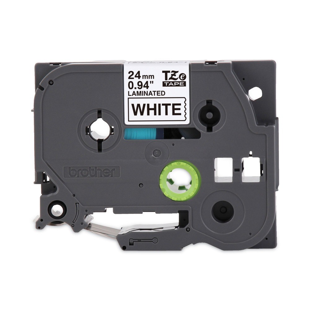 Brother P-Touch TZE2512PK TZe Laminated Label Tape - Black on White (2/PK) New