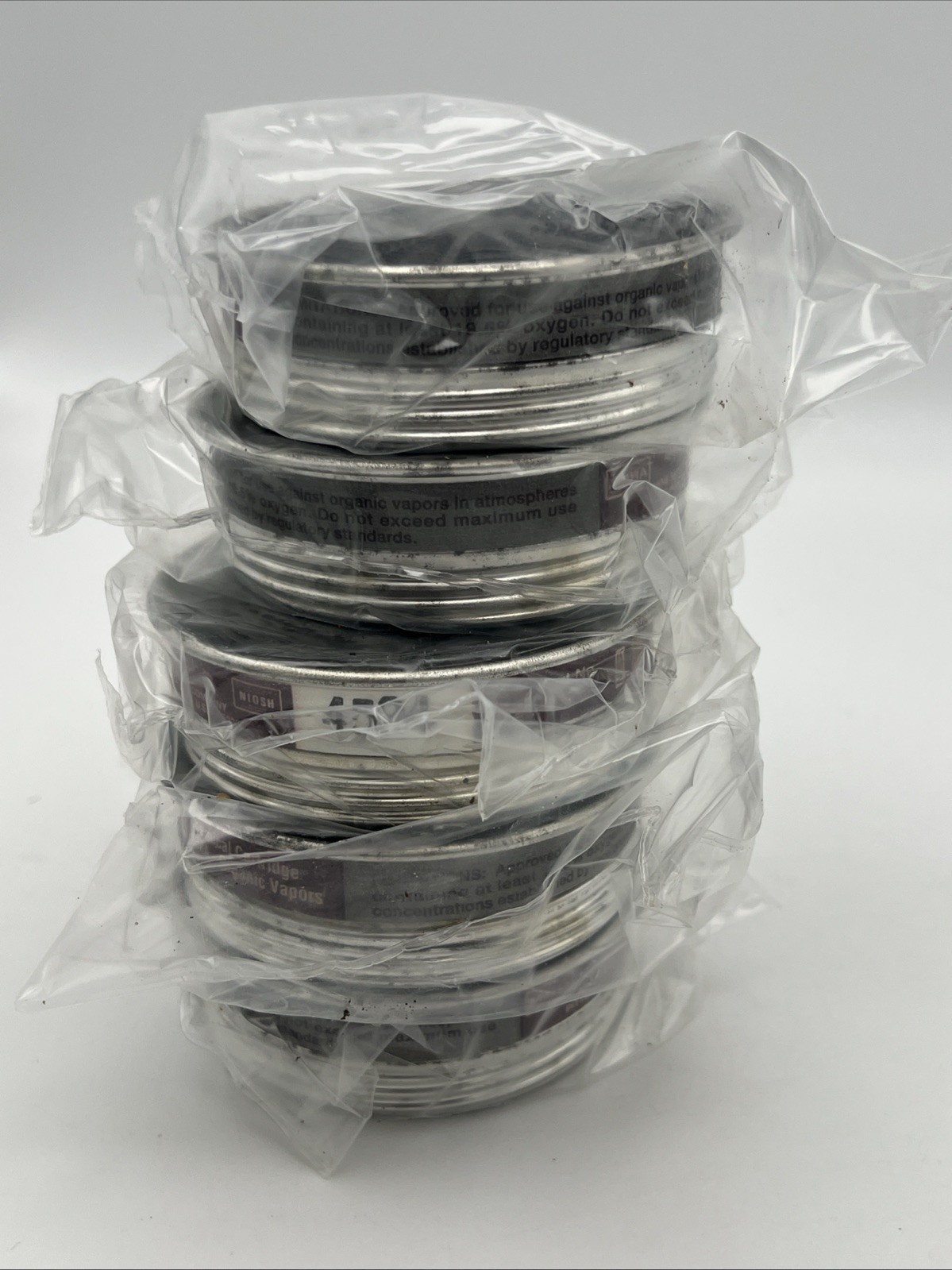 Lot of 5 MSA 459315 GMA Organic Vapor Chemical Cartridge