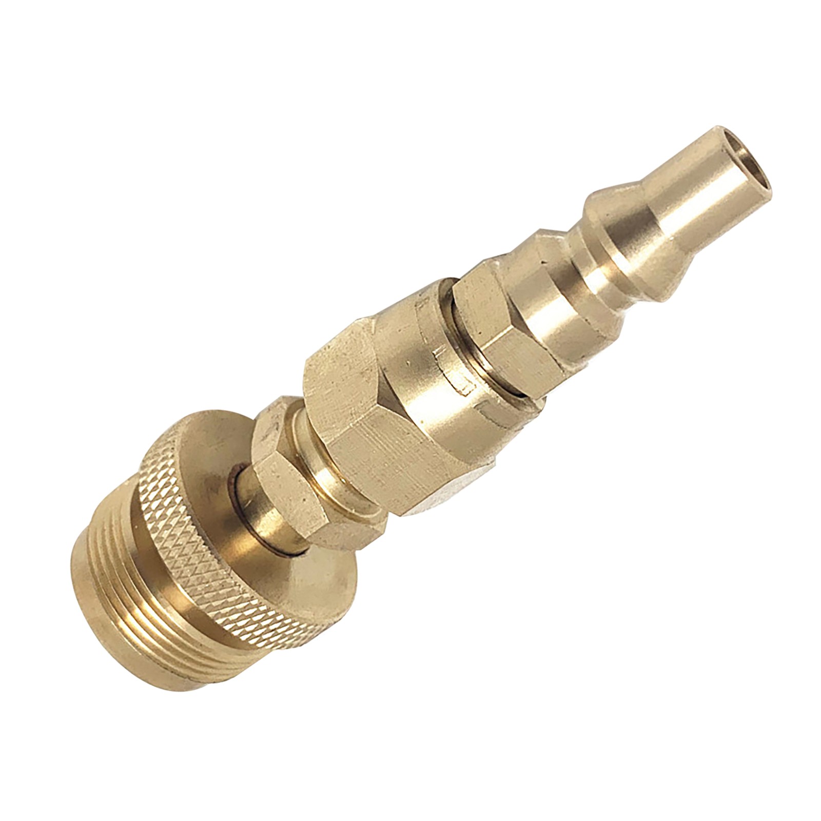 New BBQ Gas Grill Propane Appliance 1/4" Quick Key Connect Brass Adaptor