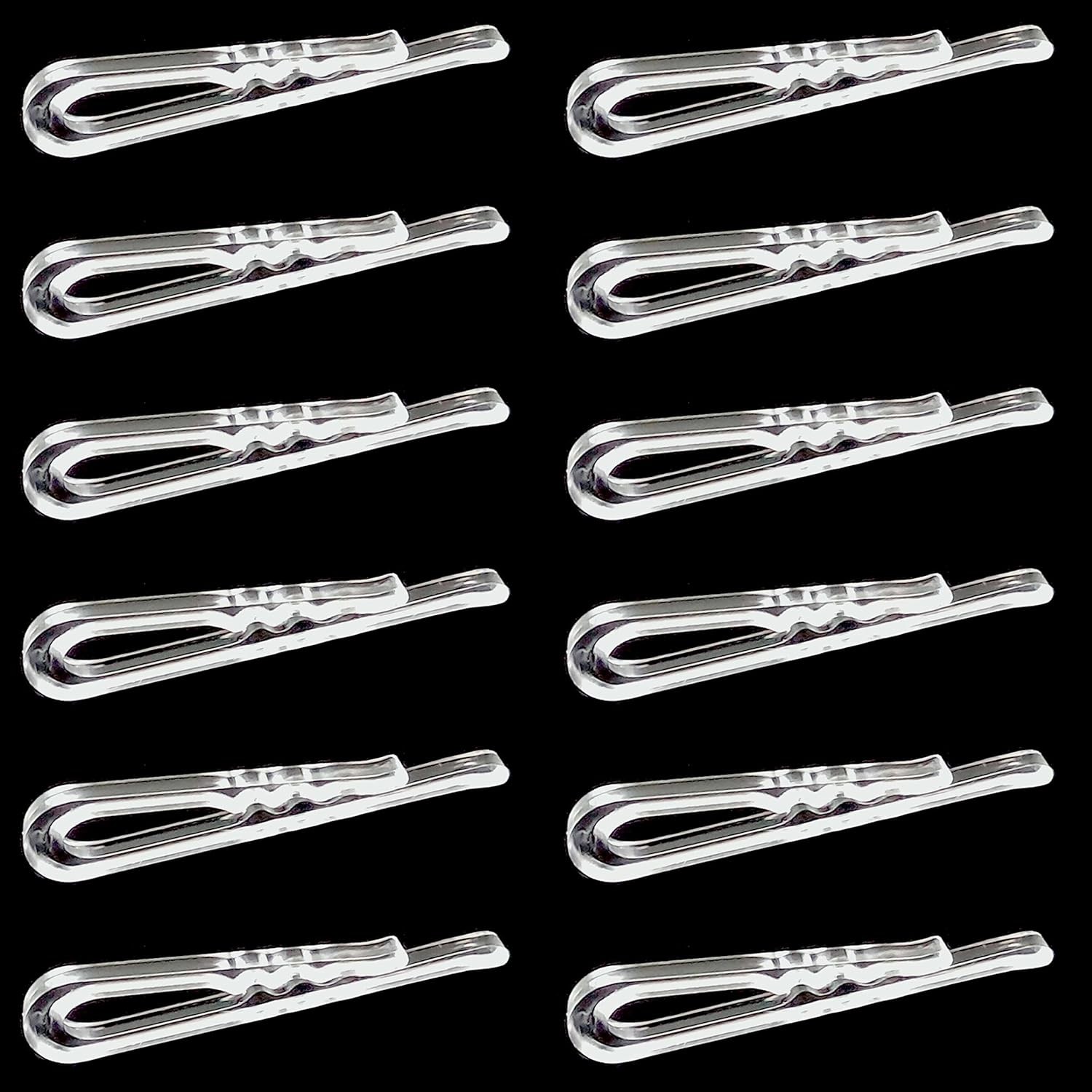 1000 Pcs U Shape Plastic Alligator Clips with Teeth Clear Shirt Folding