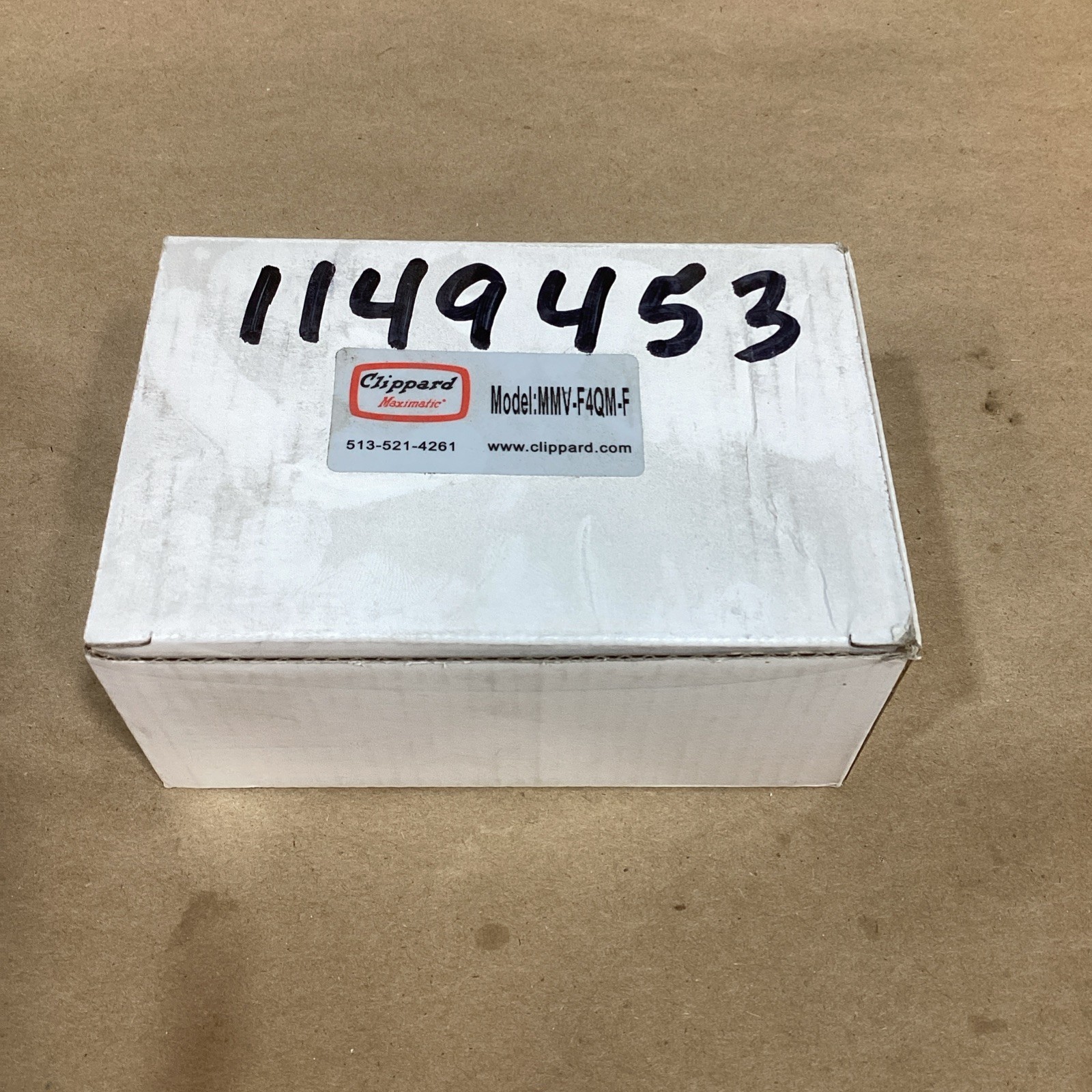 Clippard MMV-F4QM-F 4-Way Foot Pedal Valve