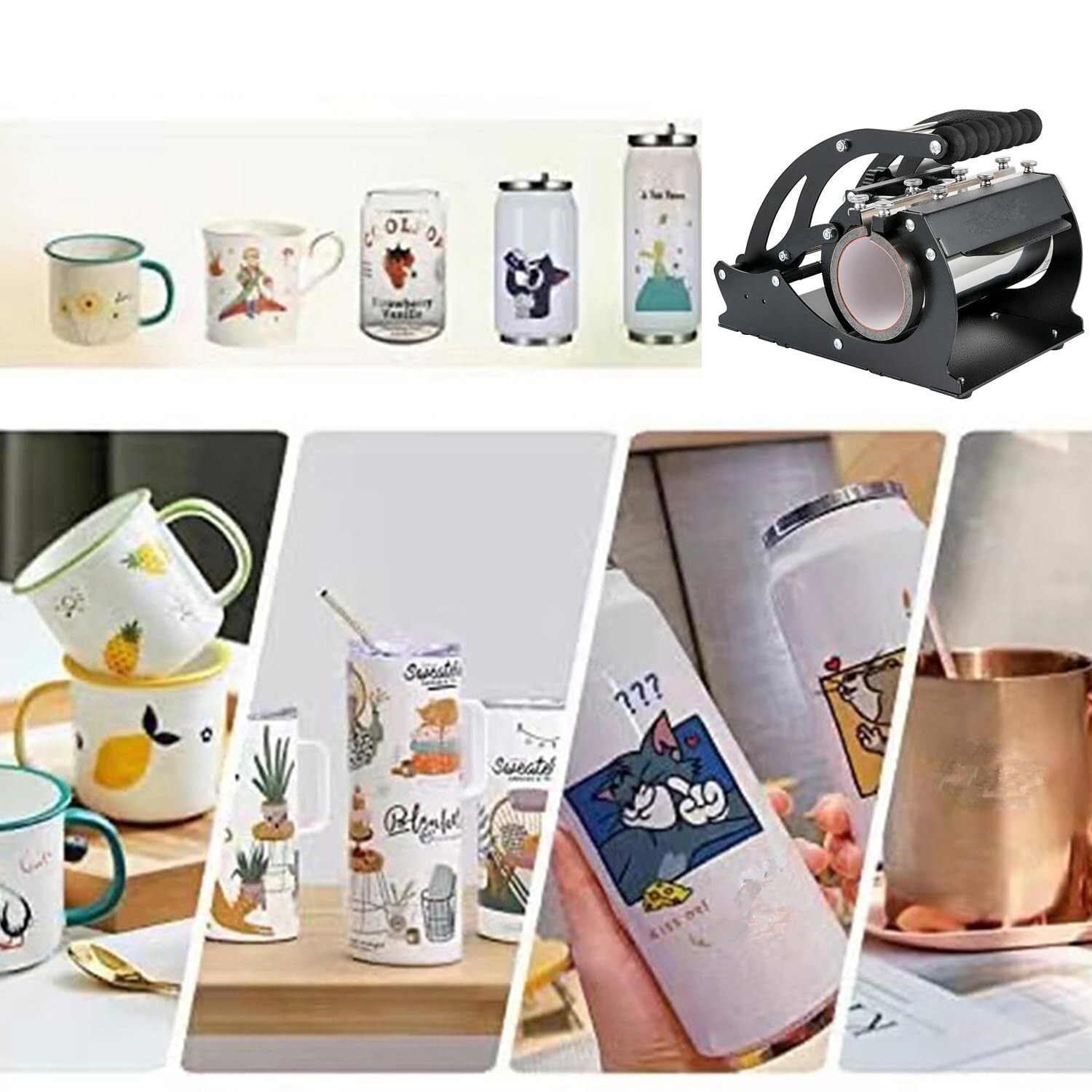 USA Mug Heat Press 11oz-20oz Cup Tumbler Printer Transfer Sublimation Machine