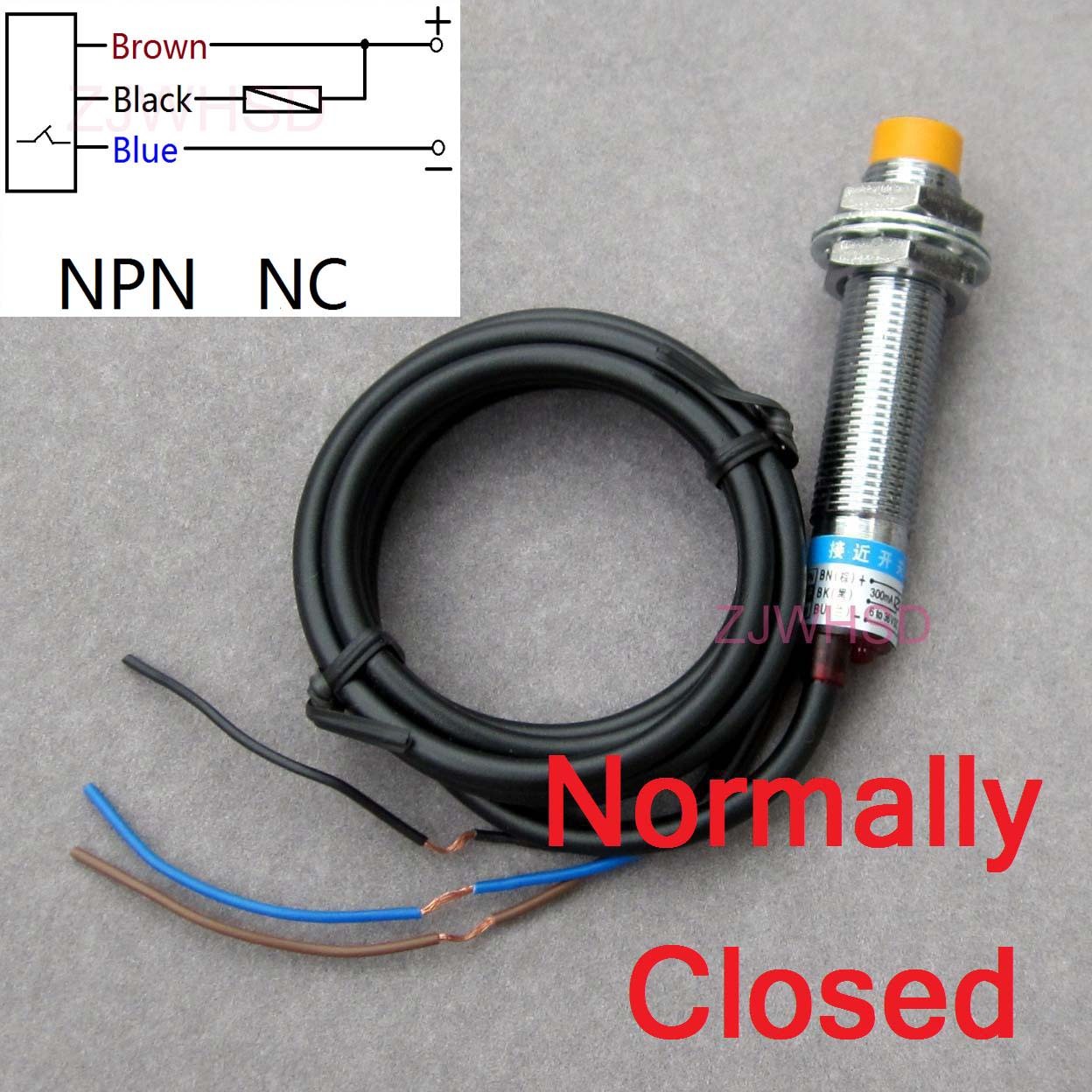 DC6-36V Noncontact Control Inductive Proximity Sensor Detection Switch NPN NC