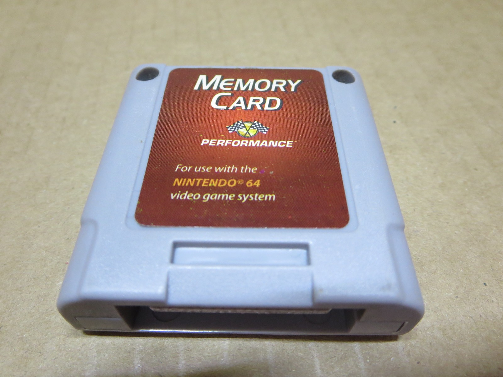 N64 Memory Card Nintendo 64 Performance Aftermarket Controller Pak Game Saves