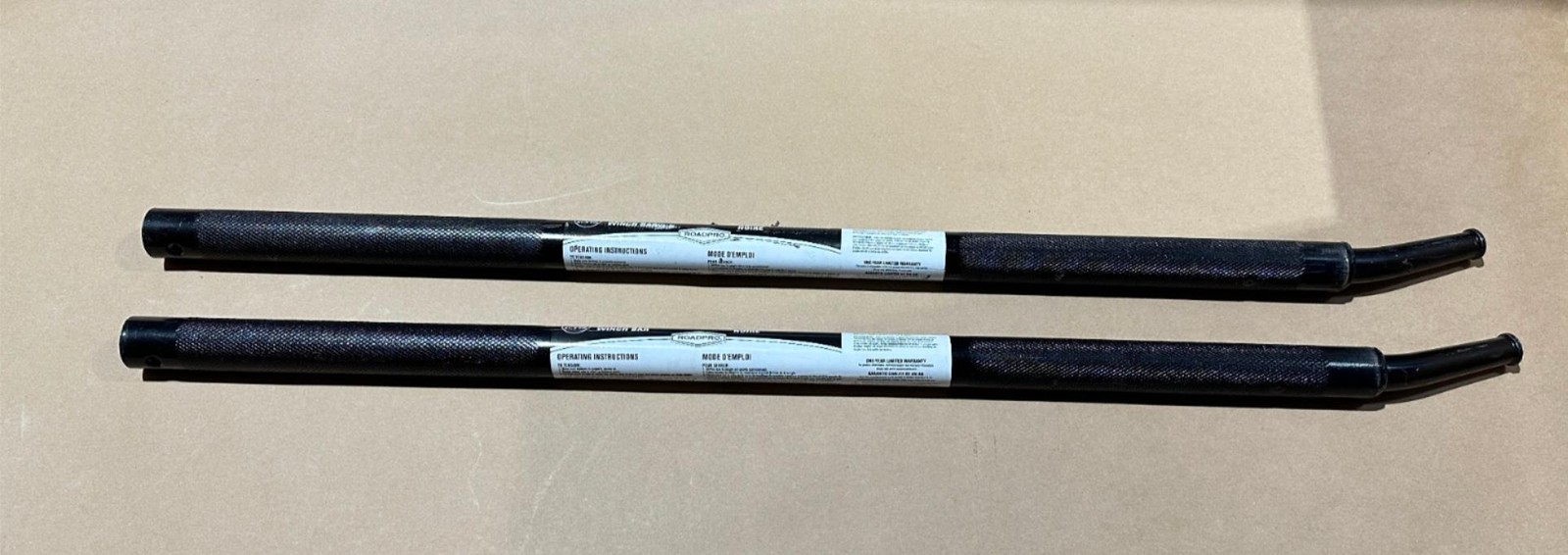 2x Pack New Genuine RoadPro 36" 91.4 cm Winch Bar in Black Finish RPWB-2H