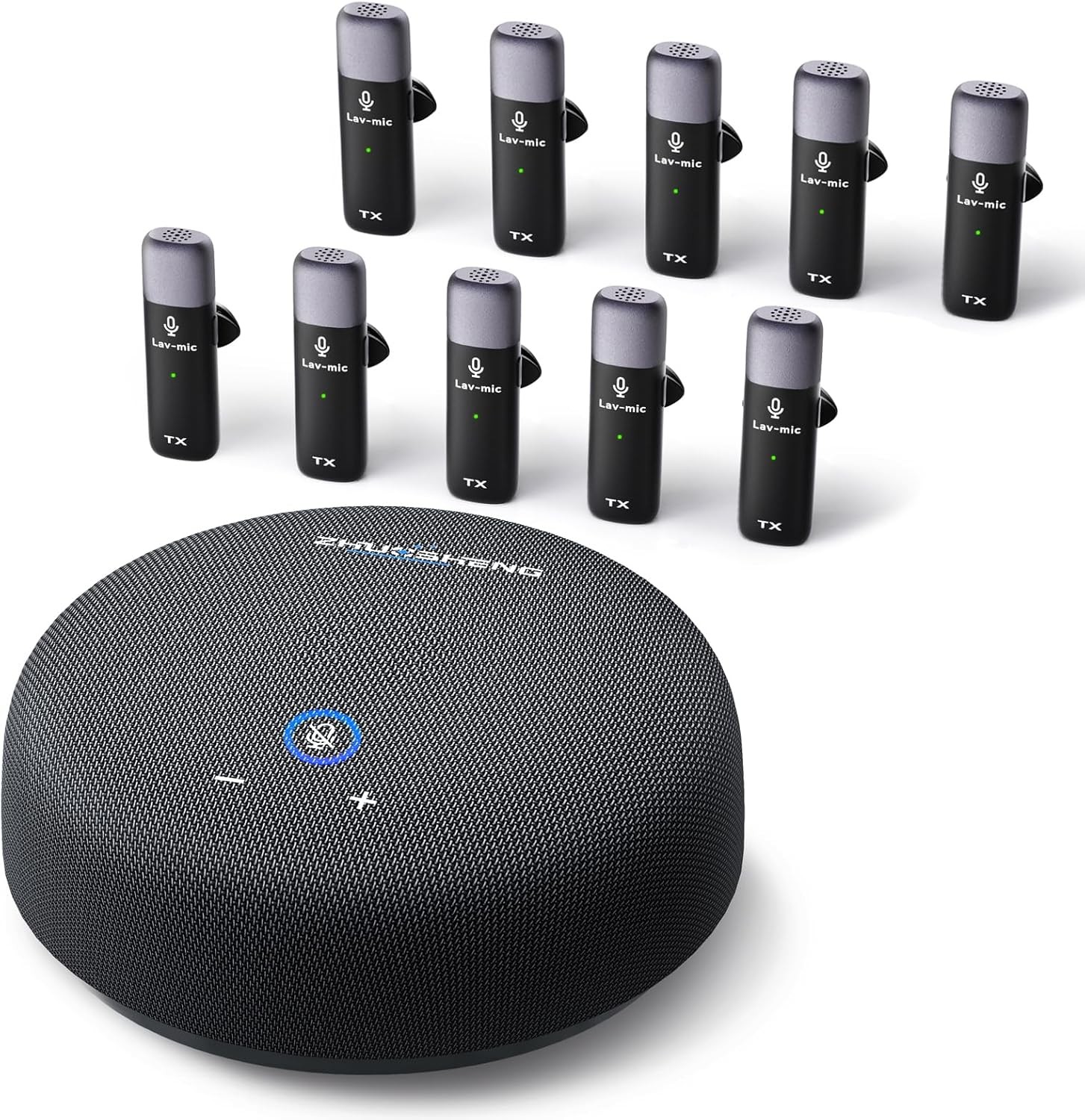 Conference Speakerphone 10 AI Mics Noise Cancellation