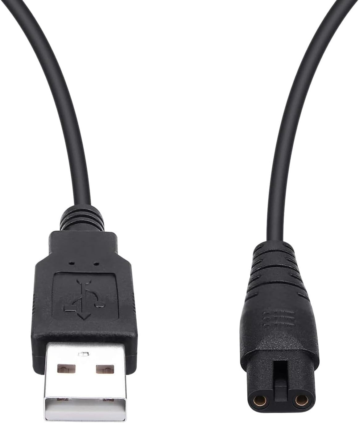USB Charging Cable for Nicwell, Fairywill, Aquasonic Water Flossers, Black