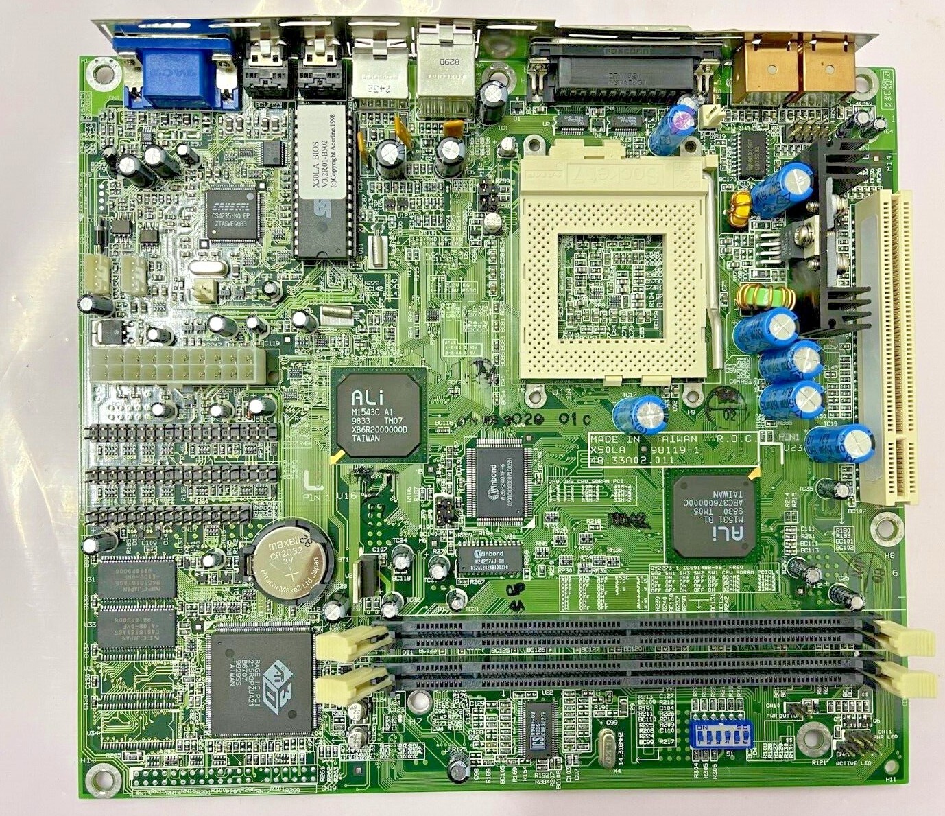 RARE VINTAGE ACER ASPIRE X50LA ALL IN ONE SUPER SOCKET 7 MOBO SND VGA AMD MBMX27