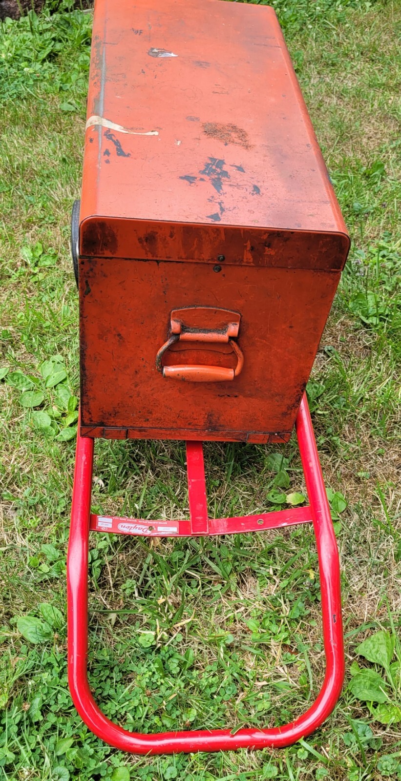 Vintage Red Snap-On 9 Drawer Heavy Duty Tool Chest