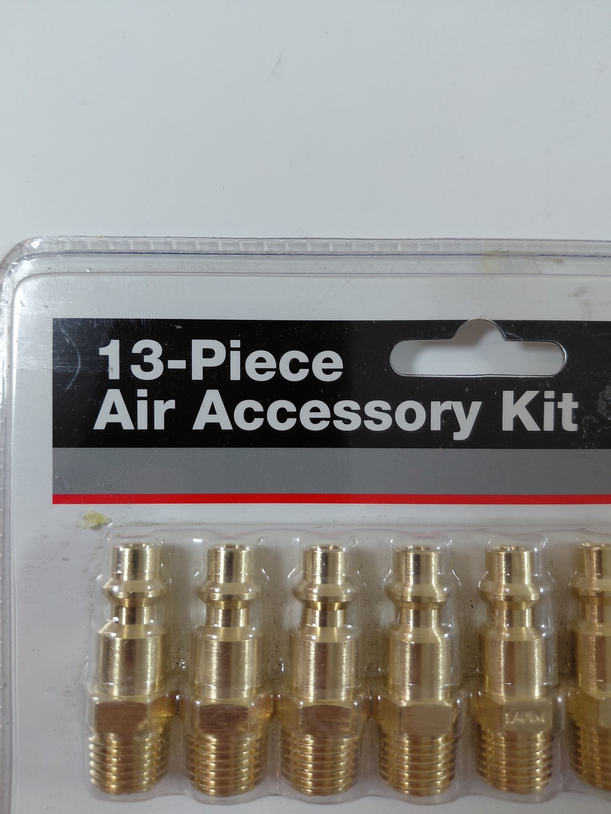 13-Piece Air Accessory Kit Brass Couplers Plugs 1/4 inch NPT Air Tool Fittings