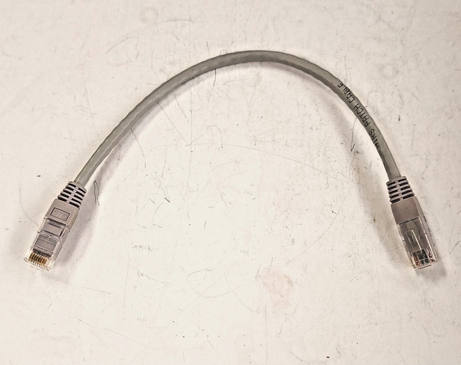 CAT6 High Speed Patch Cord Networking cable 1FT Grey