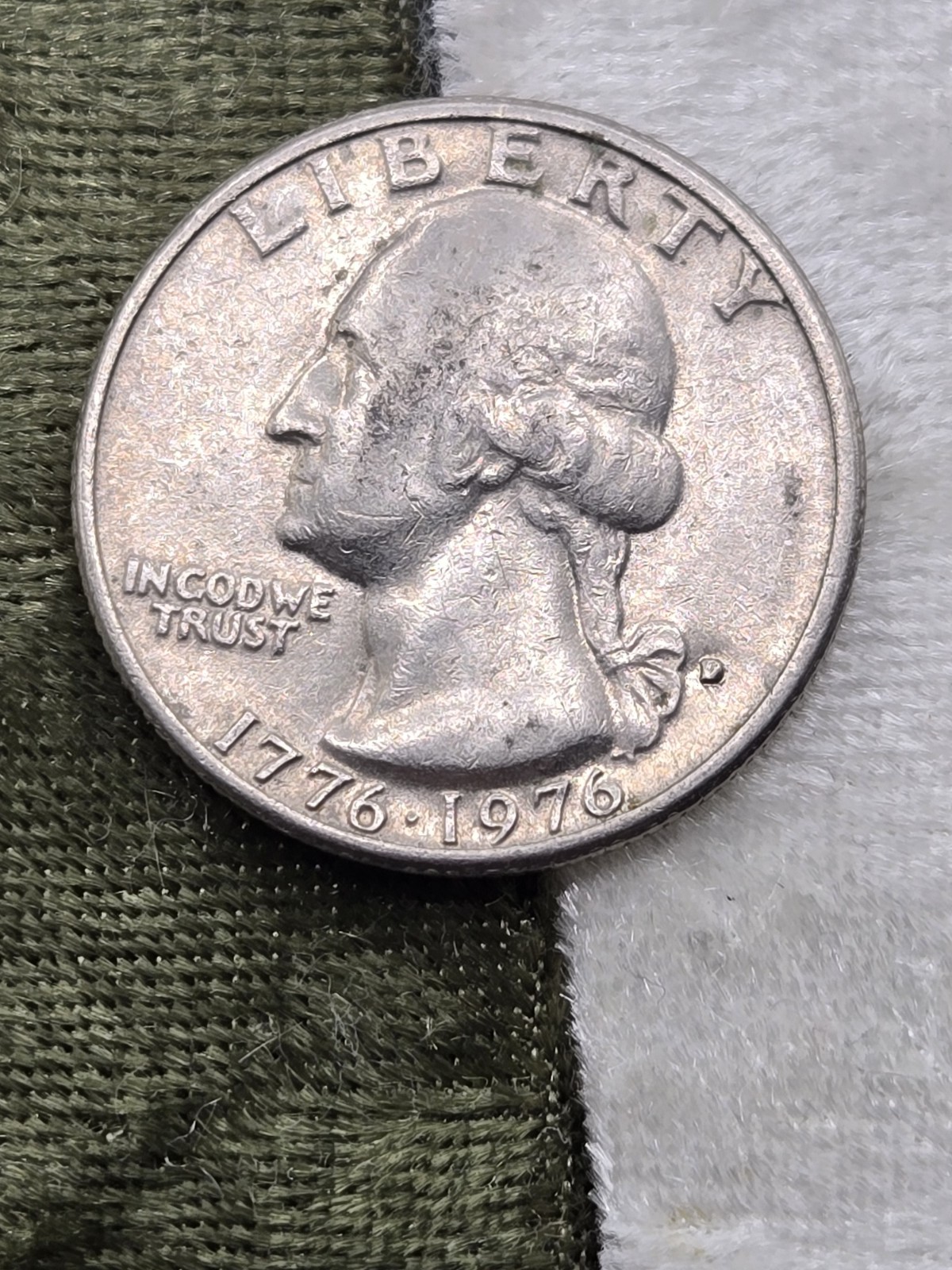 1976-D 25C Clad Washington Quarter