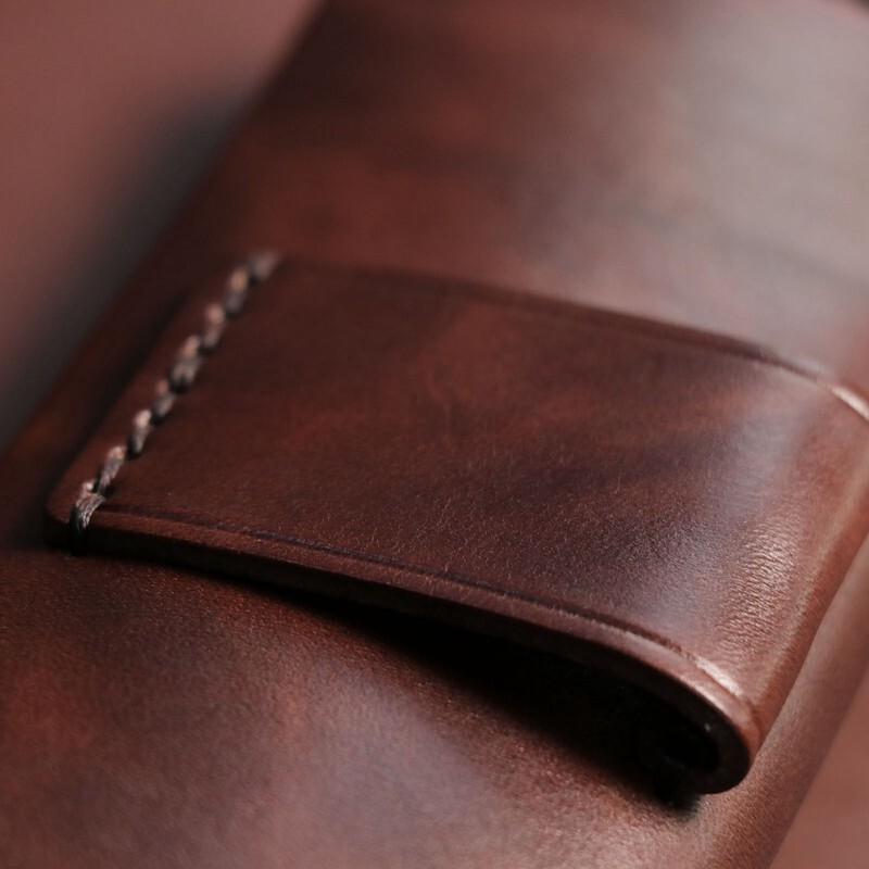 TOURBON Leather Eyeglasses Protector Case Glasses Carrier Belt Pouch Gift