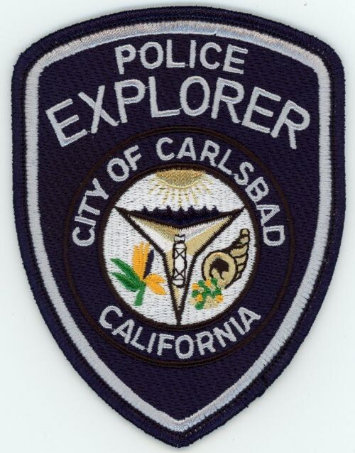 CALIFORNIA CA CARLSBAD POLICE EXPLORER SHOULDER PATCH SHERIFF POSSIBLE REPRO