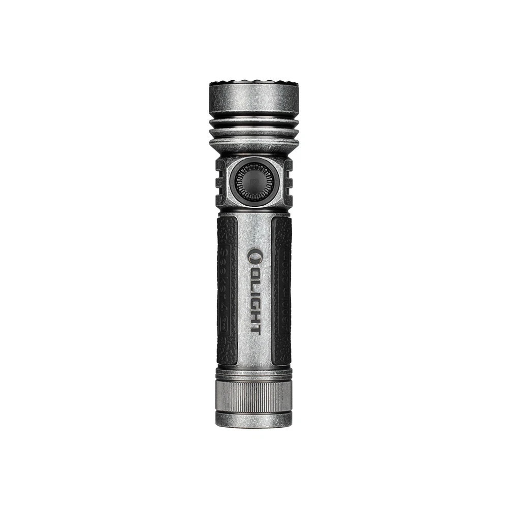 Olight Seeker 4 Pro Silver Plated Bronze Flashlight 4600 Lumens (Cool White)