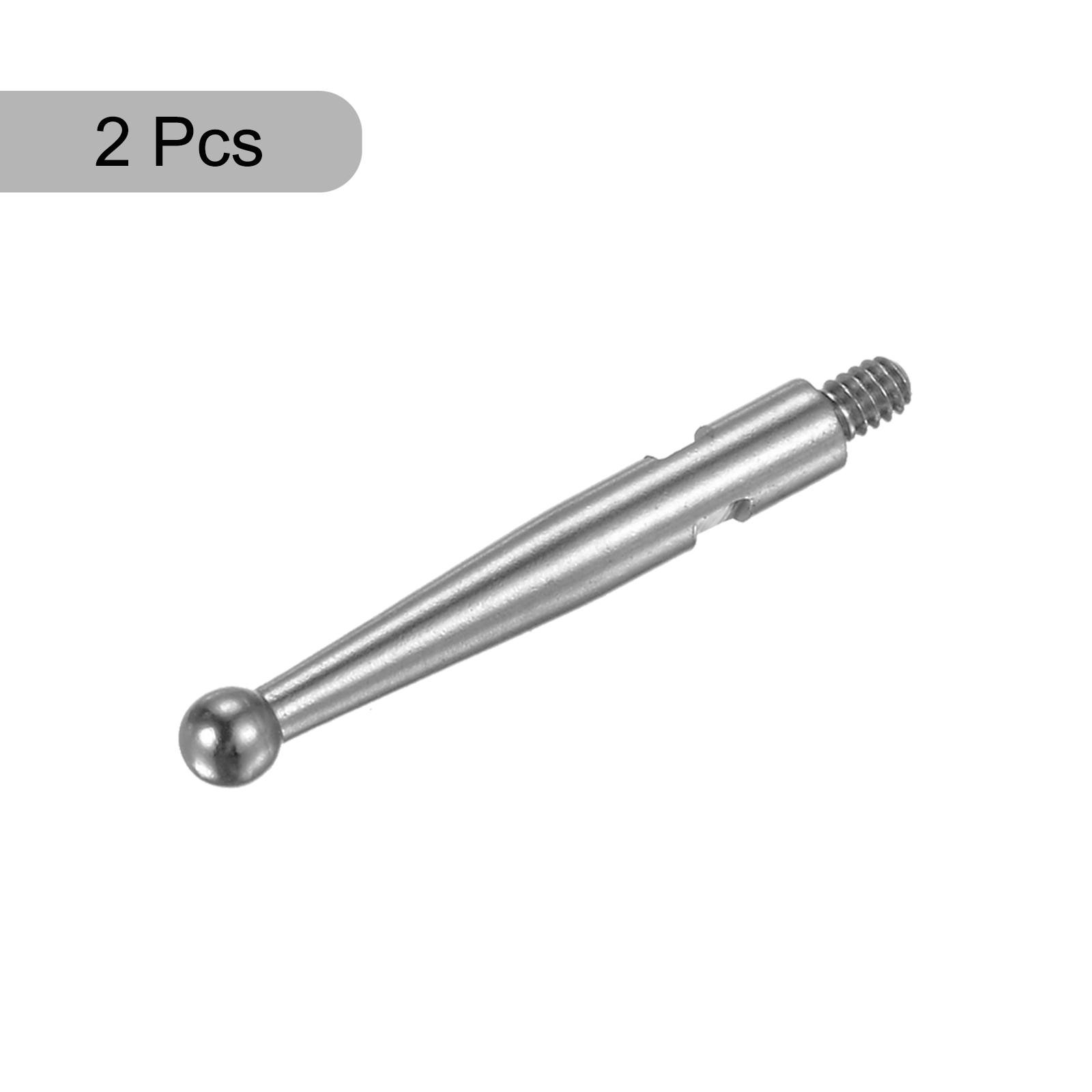 Contact Point for Dial Test Indicator, HSS Ball Tip M1.4x0.3 Thread, 2 Pcs