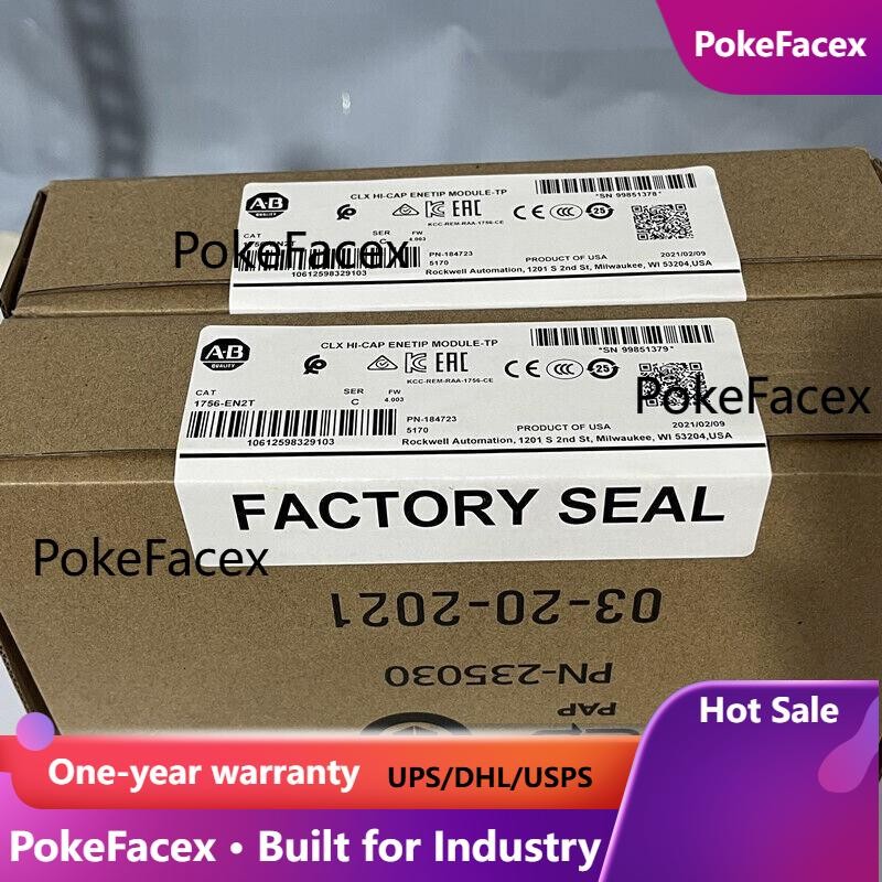 New AB 1756-EN2T Ser C ControlLogix EtherNet/IP Module 1756EN2T Factory Sealed