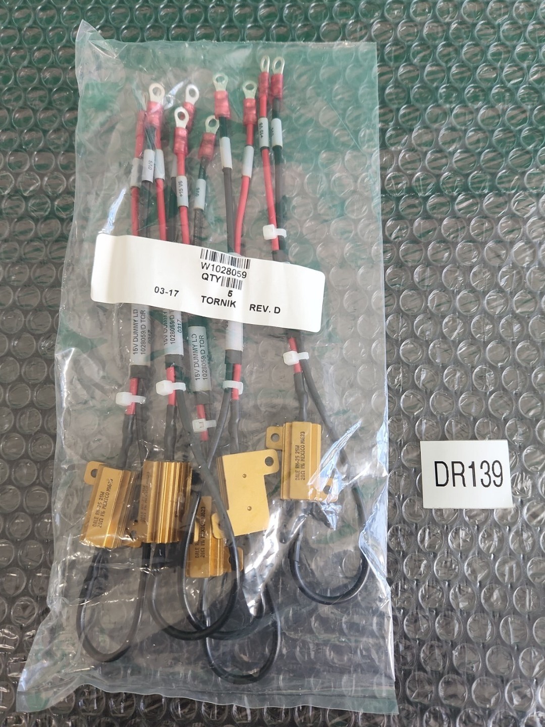 🆕️*5 PACK* Perkin Elmer W1028059 Resistor Connector Tornik Rev. D⚡️🇺🇸 SHIP