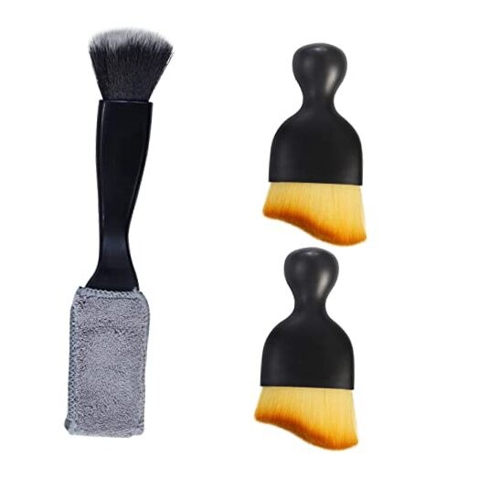 3 PCS Car Interior Detail Dust Brush,Soft Car Interior Detailing Kit