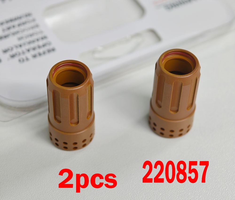 2pcs New Plasma Swirl ring 220857 compatible with Powermax 45XP/65/85/105 Torch