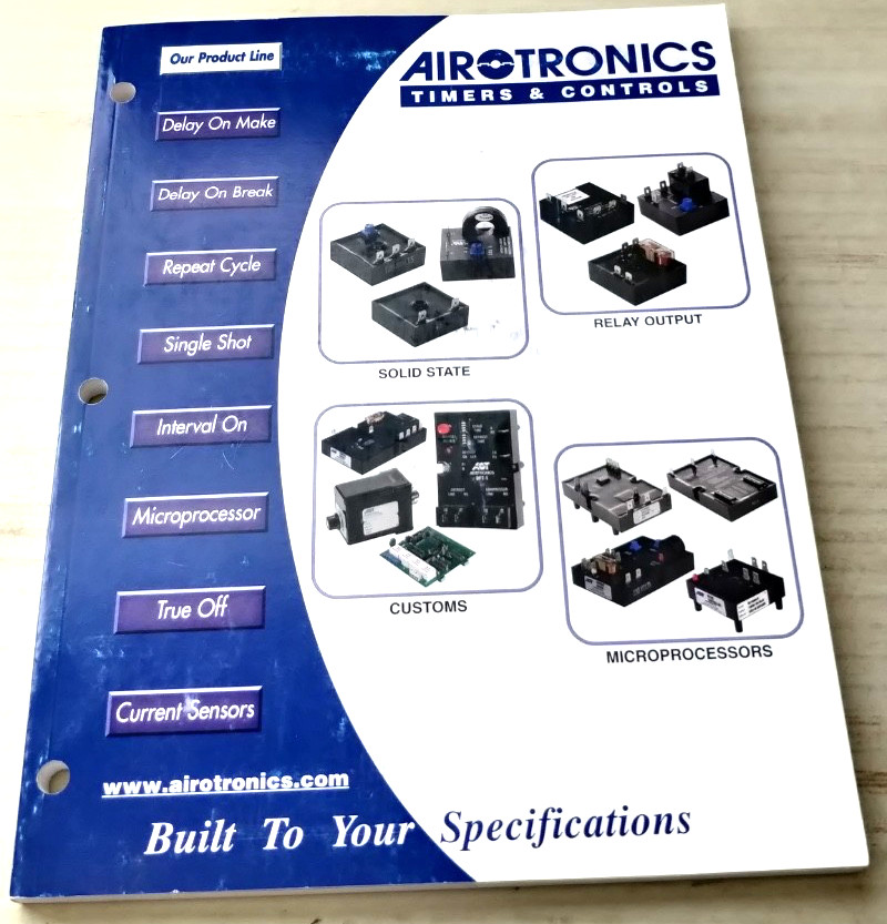AIROTRONICS TIMERS CONTROLS catalog  C5