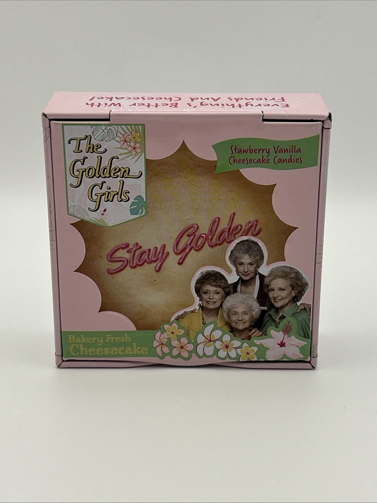 Golden Girls Strawberry Vanilla Cheesecake Candy - Collectible Candy Tin