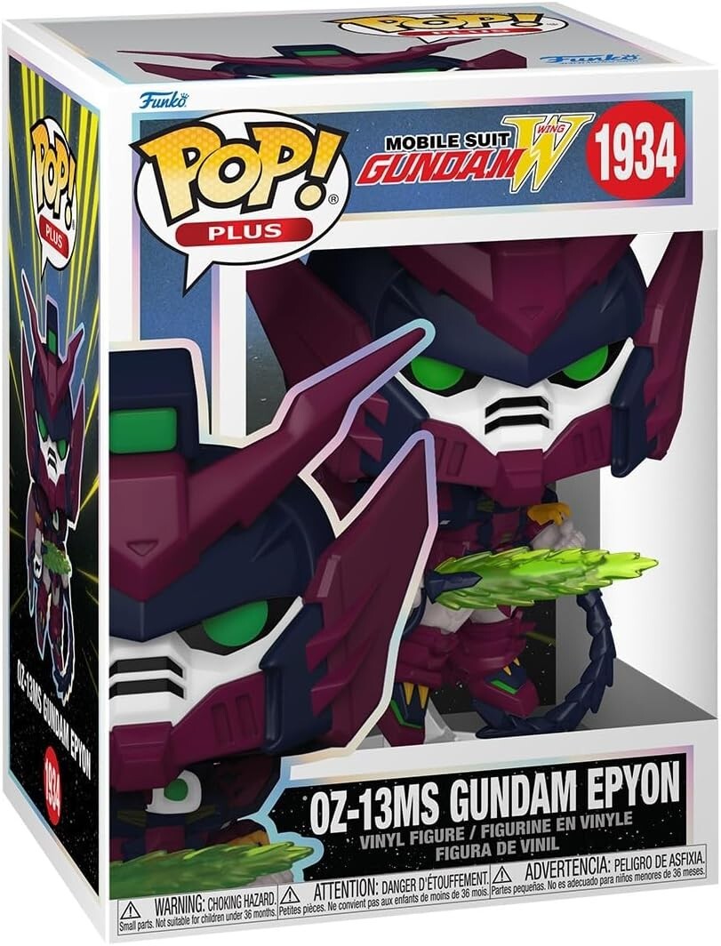 Funko Pop Plus Gundam Wing: OZ-13MS Gundam Epyon Figure w/ Protector
